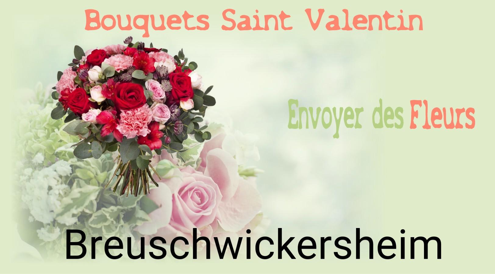 Roses de Saint-Valentin livrées à Breuschwickersheim